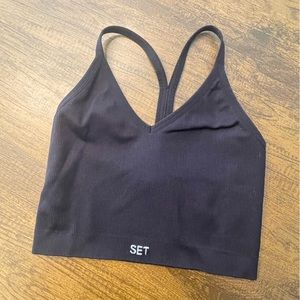 SET Active Crop in Black